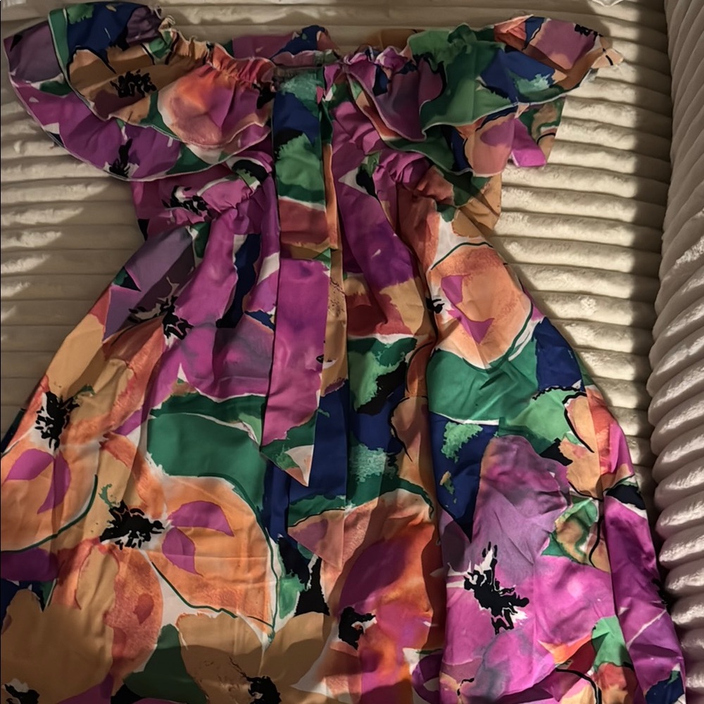 Floral Off-Shoulder Dress